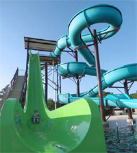 Fiberglass Water Slide Model 1841