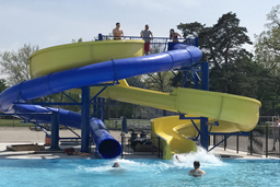 Combination Flume Water Slide Model 1904