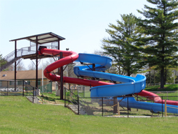 Combination Flume Water Slide Model 1918