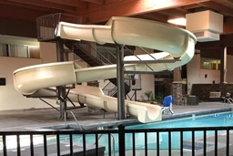 Fiberglass Flume Water Slide Model 1922