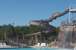 Fiberglass  Flume Water Slide Model 1936