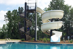 Fiberglass Water Slide Model 1955