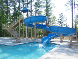 Fiberglass Water Slide Model 1963