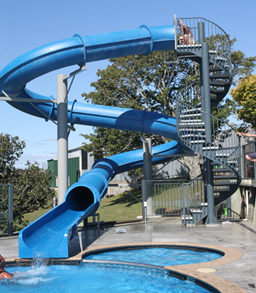 Closed Flume Fiberglass Water Slide Model 2048