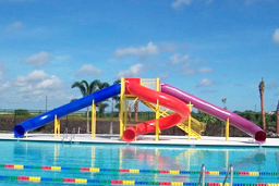 Triple Polyethylene Flume Water Slide Model 9431