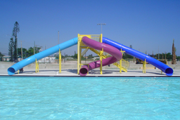 Triple Polyethylene Flume Water Slide Model 9431