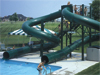 Double Flume Water Slide Model 1648