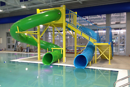 Double Polyethylene Flume Water Slide Model 9412