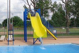 Fiberglass Drop Slide Water Slide Model 1801