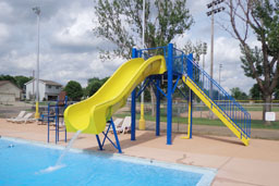 Fiberglass Drop Slide Water Slide Model 1801