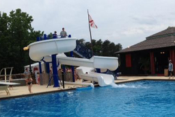 Fiberglass Water Slide Model 1820