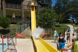 Fiberglass Flume Speed Water Slide Model 1850