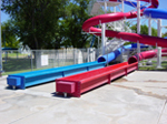 Double Polyethylene Flume Water Slide Model 1641