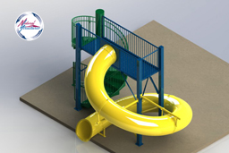 Water Slide Model 1625 3D