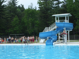 Fiberglass Flume Water Slide Model 1822 Fiberglass Water Slide Model 1822