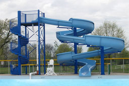 Fiberglass Water Slide Model 1845