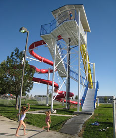 Combination Flume Water Slide Model 1896