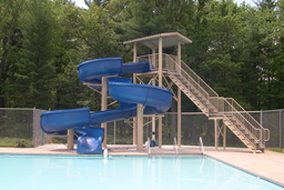 Fiberglass Flume Water Slide Model 1830 Fiberglass Water Slide Model 1830