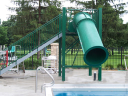 Closed Flume Fiberglass Water Slide Model 5020