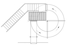 Water Slide Model 1655