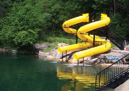 Double Polyethylene Flume Water Slide Model 9433