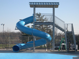 Polyethylene Flume Water Slide Model 1616