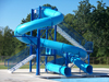 Double Flume Water Slide Model 1640