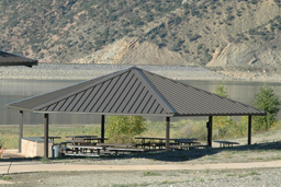 White Mountain Hexagon Shelters