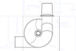 Stainless Steel Dry Slide Model SS-A1007 plan view