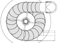 Stainless Steel Slide with Clear Top Model SS-A1014 plan view