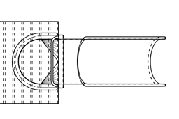 Stainless Steel Dry Slide Model SS-A1016 plan view