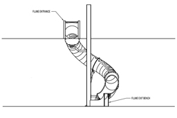 Stainless Steel Slide with Clear Skylights Model SS-A1025 plan view