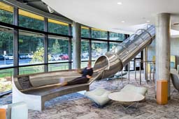 Stainless Steel Slide with Clear Top Model SS-A1035