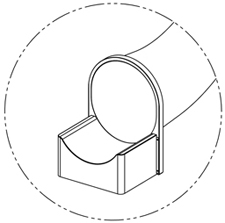 Stainless Steel Slide with Clear Top Model SS-A1036