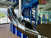 Stainless Steel Slide with Clear Top Model SS-A1038