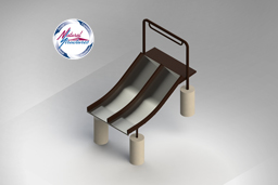 Stainless Steel Embankment Slide Model EMS0304-DTBM