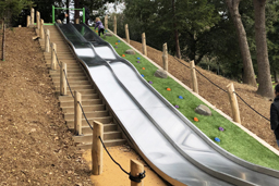 Custom Stainless Steel Embankment Slide Model SS-ESS2005-XDWBM