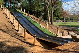Custom Stainless Steel Embankment Slide Model SS-ESS2005-XDWBM