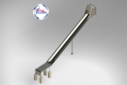 Stainless Steel Playground Slide Model SS-P1011 - bury mount