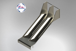 Double Stainless Steel Playground Slide Model SS-P205 - surface mount
